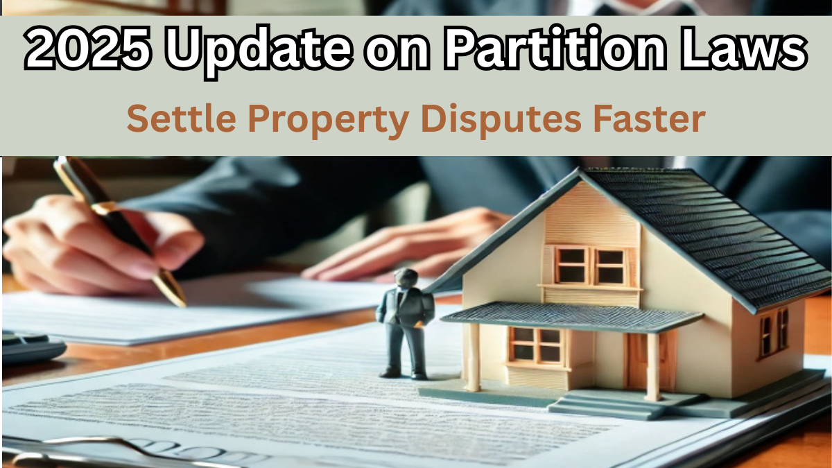 2025 Update on Partition Laws – Settle Property Disputes Faster