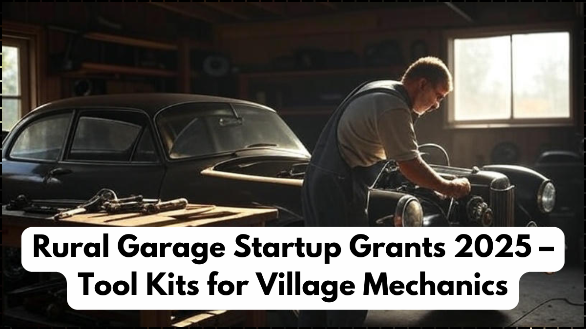 Rural Garage Startup Grants 2025 – Tool Kits for Village Mechanics