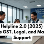 MSME Helpline 2.0 (2025) – Now Includes GST, Legal, and Marketing Support