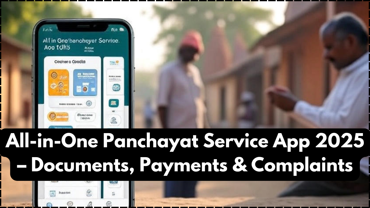 All-in-One Panchayat Service App 2025 – Documents, Payments & Complaints