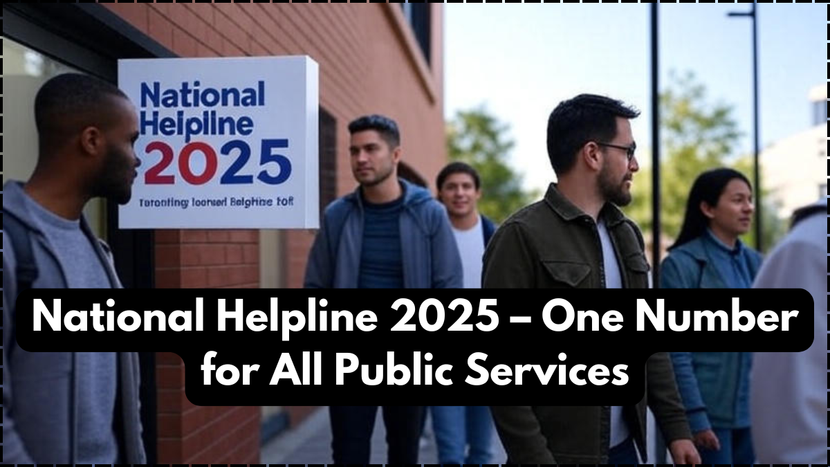 National Helpline 2025 – One Number for All Public Services