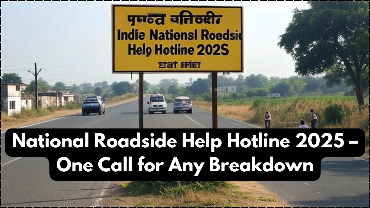 National Roadside Help Hotline 2025 – One Call for Any Breakdown