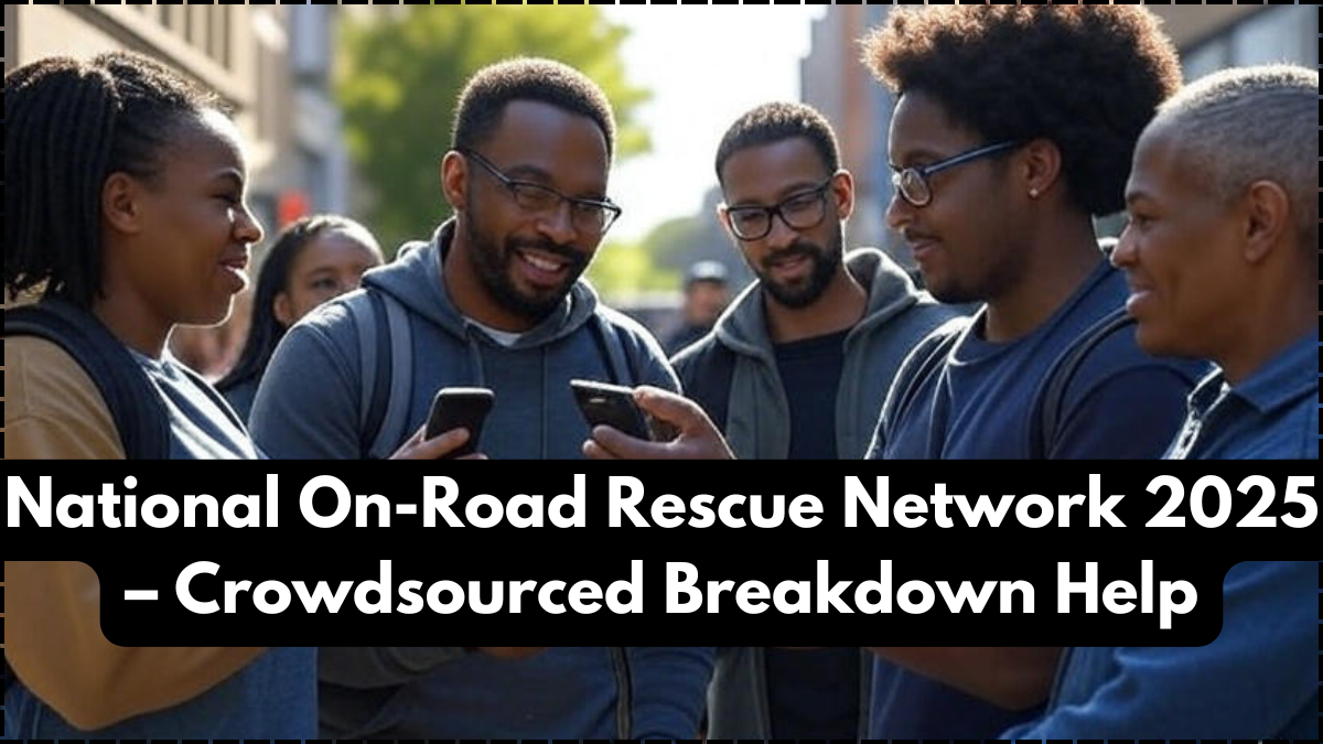 National On-Road Rescue Network 2025 – Crowdsourced Breakdown Help