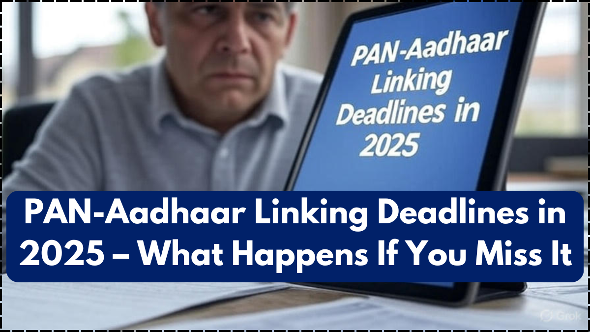 PAN-Aadhaar Linking Deadlines in 2025 – What Happens If You Miss It