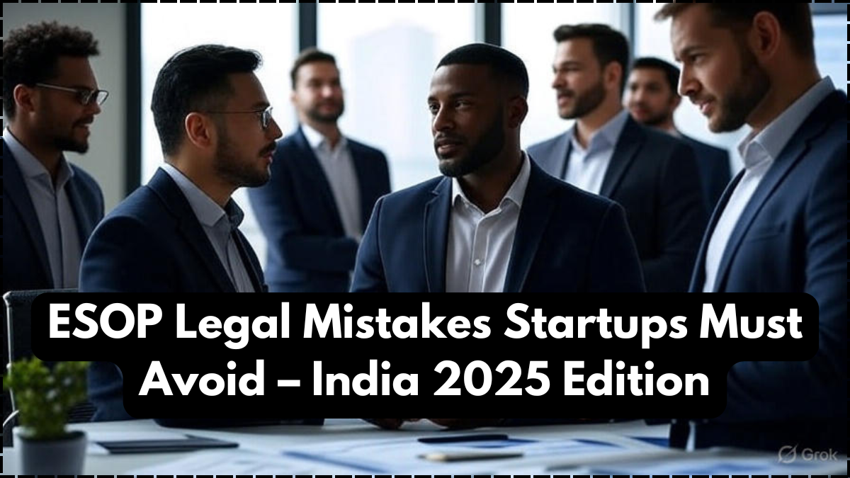 ESOP Legal Mistakes Startups Must Avoid – India 2025 Edition