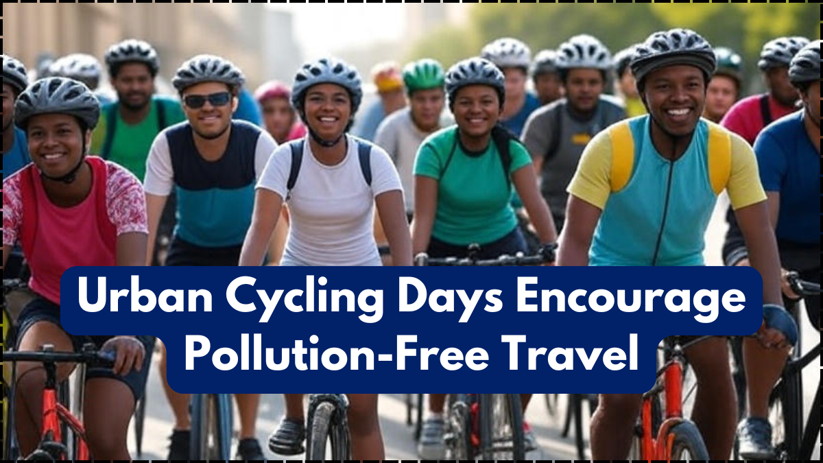 Urban Cycling Days Encourage Pollution-Free Travel