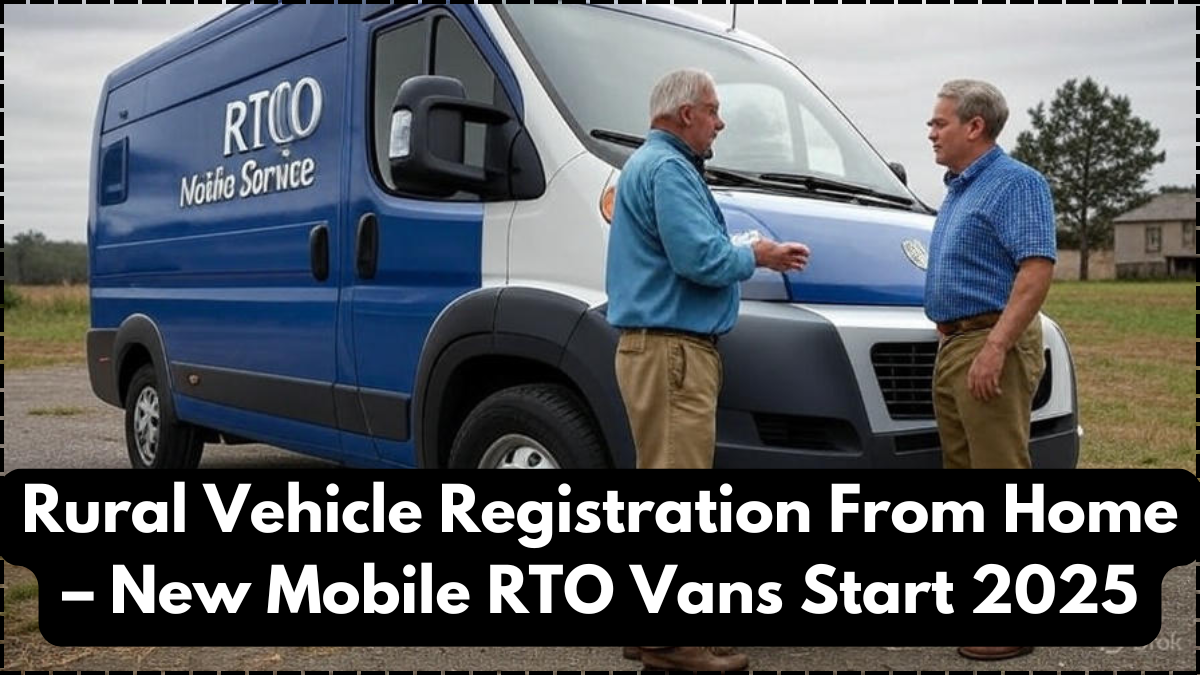 Rural Vehicle Registration From Home – New Mobile RTO Vans Start 2025