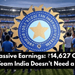 BCCI’s Massive Earnings: ₹14,627 Crore in 5 Years – Team India Doesn’t Need a Sponsor