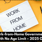 Top 5 Work-from-Home Government Jobs in India With No Age Limit – 2025 Openings