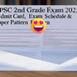 RPSC 2nd Grade Exam 2025: Admit Card, Exam Schedule & Paper Pattern